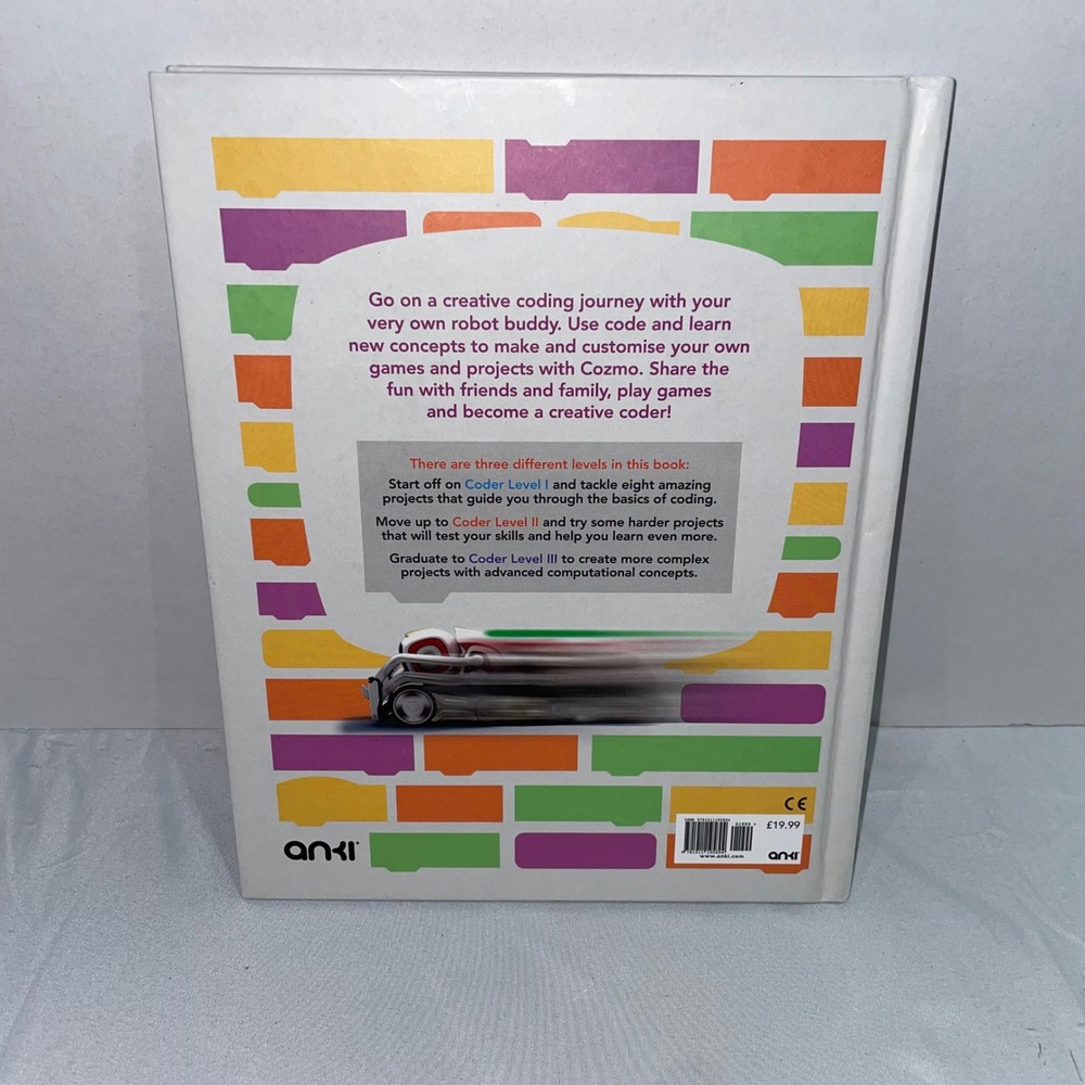 Anki Create with Cozmo Fun Ways to Code Your Robot Sidekick Hardcover Book STEM - Picture 2 of 2